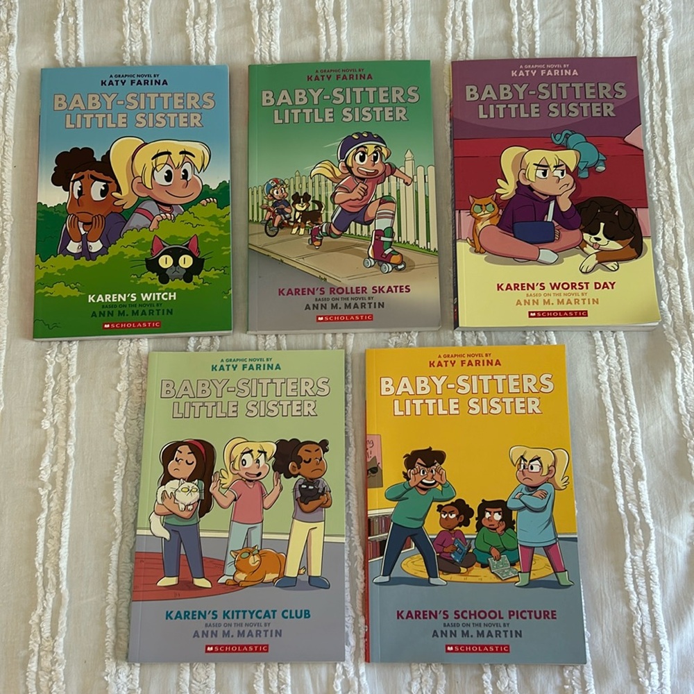 ✨SET OF 5✨ Baby-Sitters Little Sister Graphic Novels 1-5